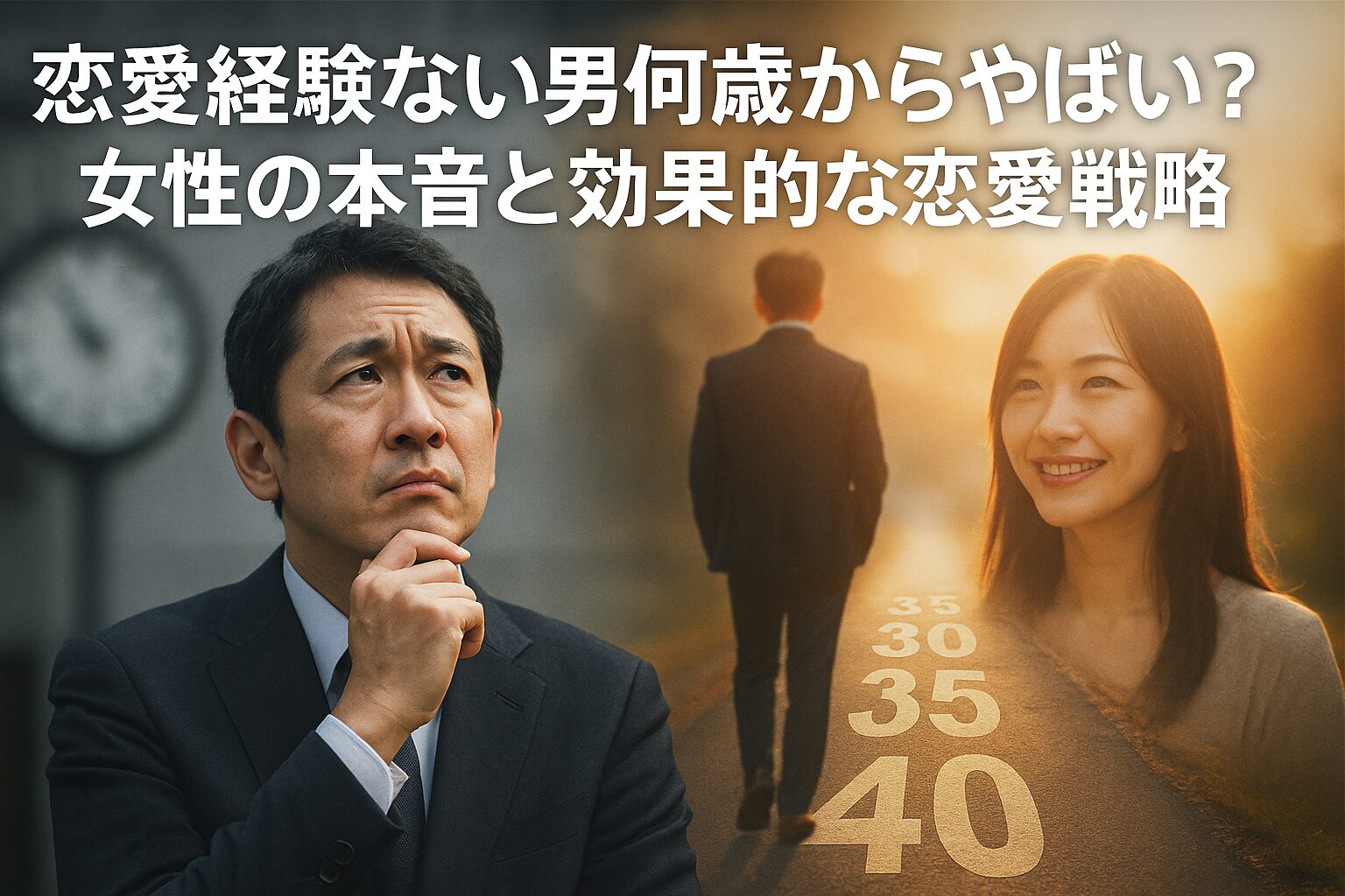 アイキャッチ画像恋愛経験ない男何歳からやばい？女性の本音と効果的な恋愛戦略