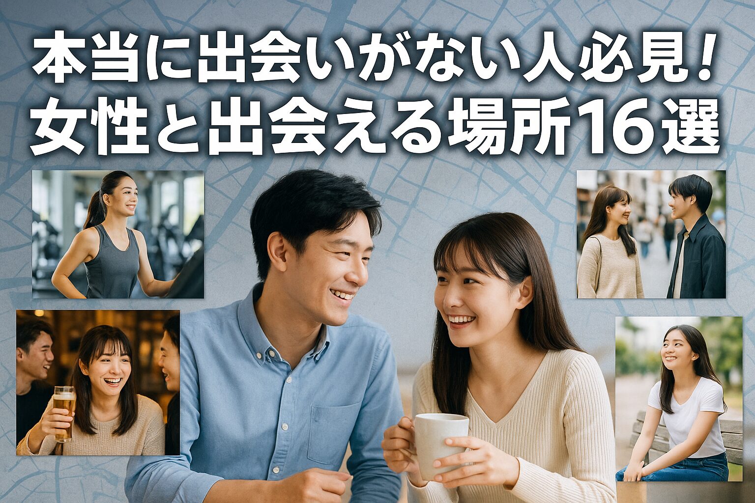 アイキャッチ画像本当に出会いがない人必見！女性と出会える場所16選【完全マップ】