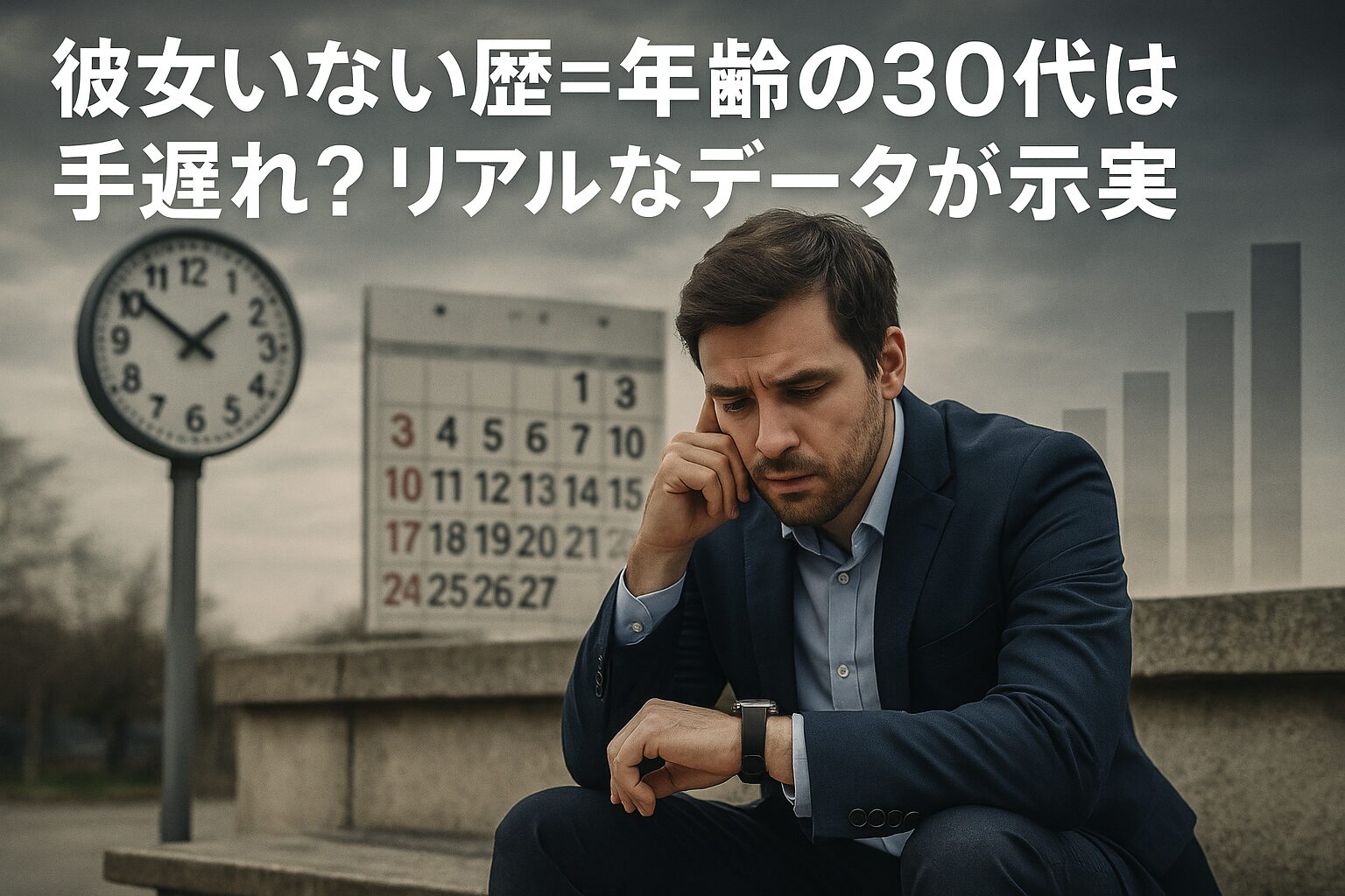 アイキャッチ画像彼女いない歴年齢の30代は手遅れ？リアルなデータが示す現実