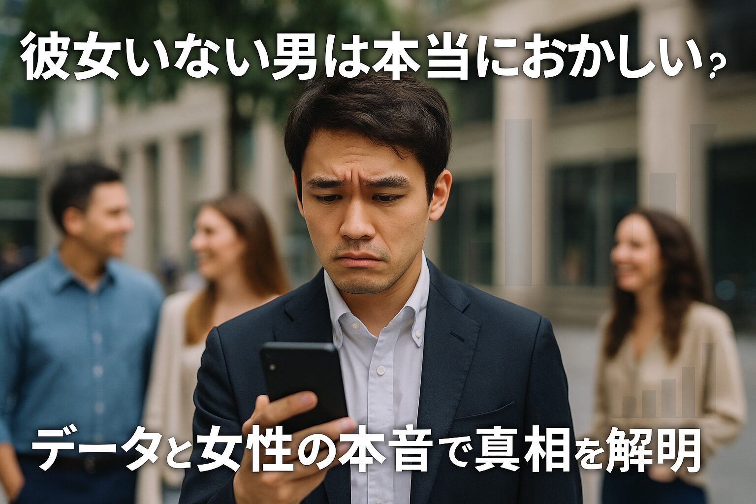 アイキャッチ画像彼女いない男は本当におかしいのか？データと女性の本音で真相を解明