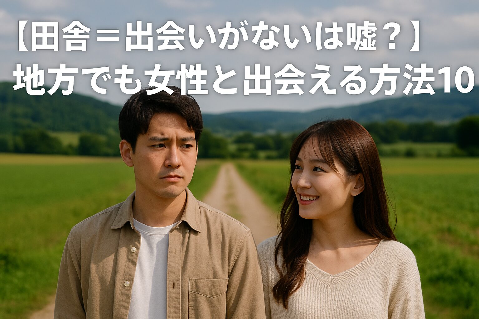 アイキャッチ画像【田舎＝出会いがないは嘘？】地方でも女性と出会える方法10選