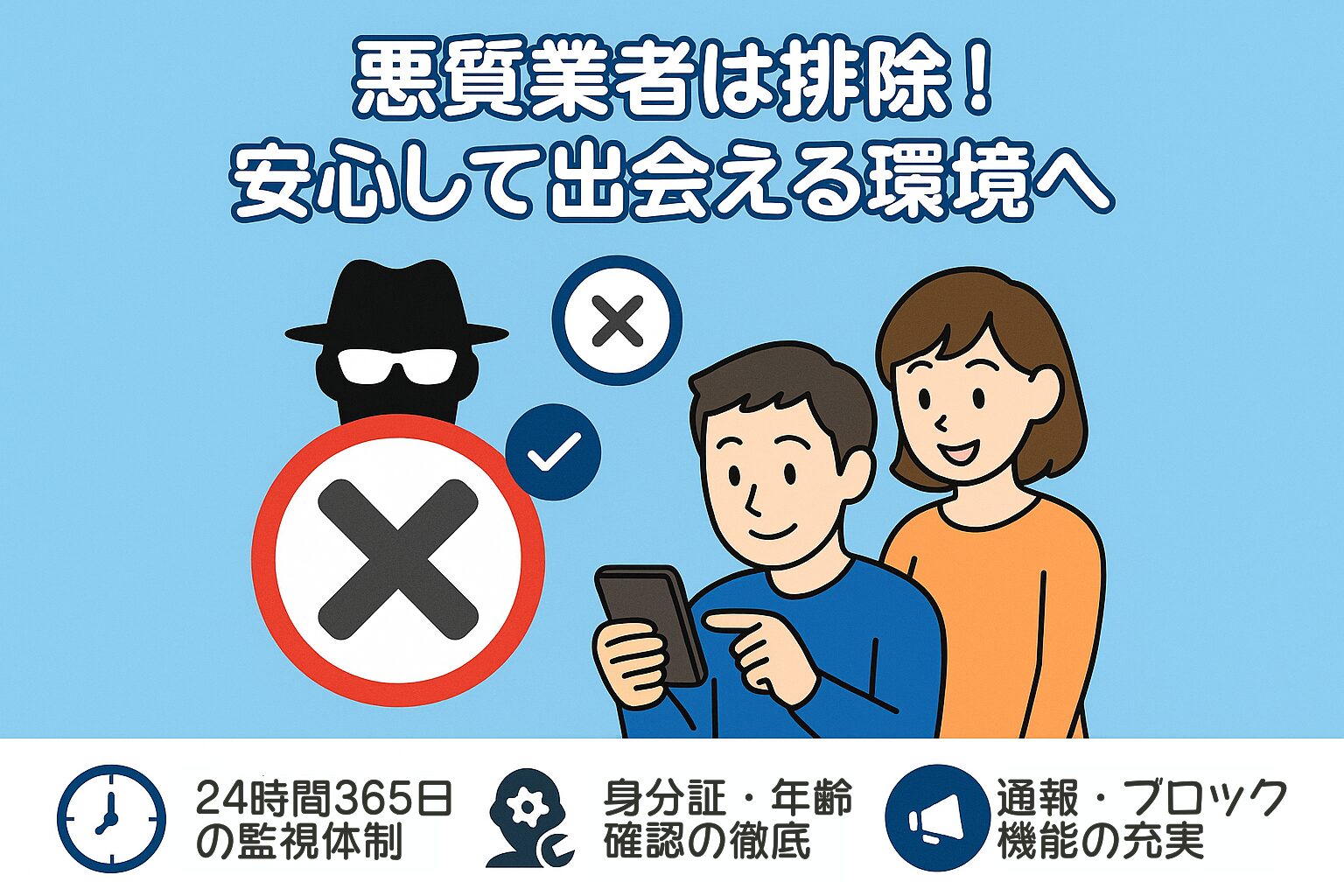 出会い系サイトおすすめ人気ランキング！結局どれが一番いいの？安全対策・悪質な業者対策がされている出会い系サイトを選ぼう
