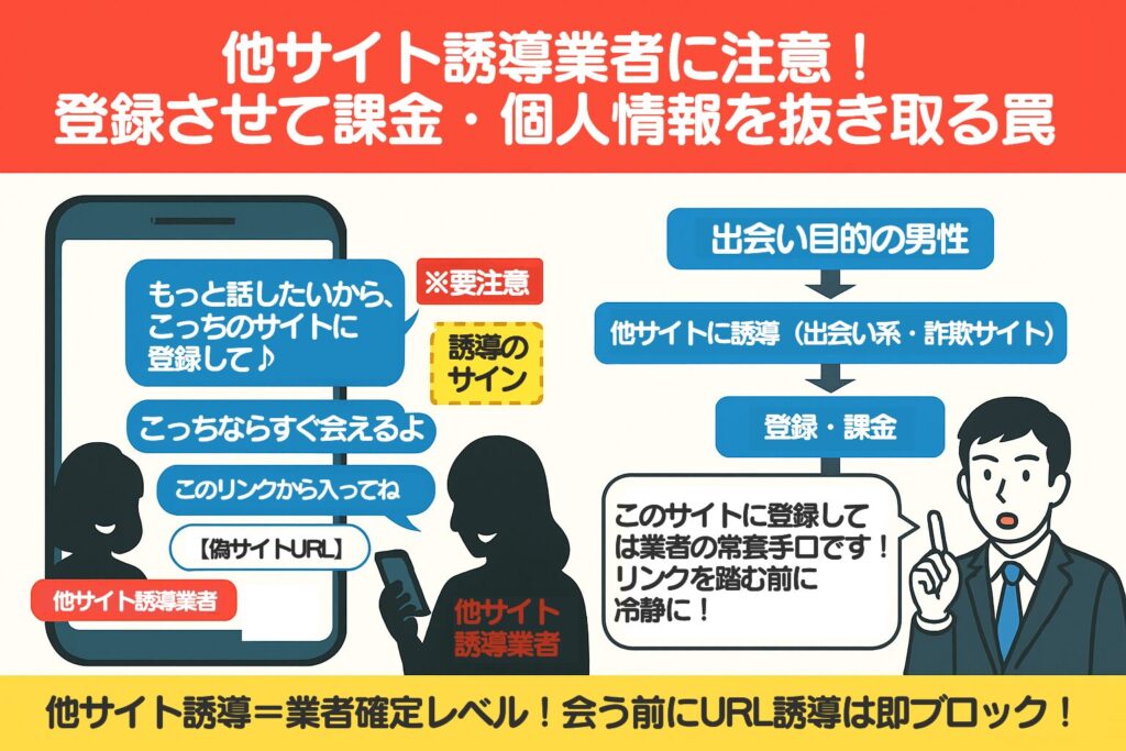 ハッピーメールはサクラと業者しかいない？見分ける方法を8つ紹介他サイト誘導業者
