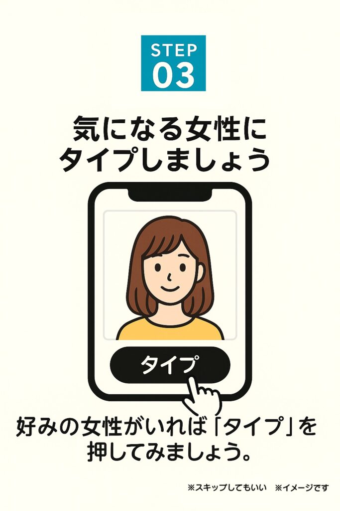 Step 3:タイプを送ってみる