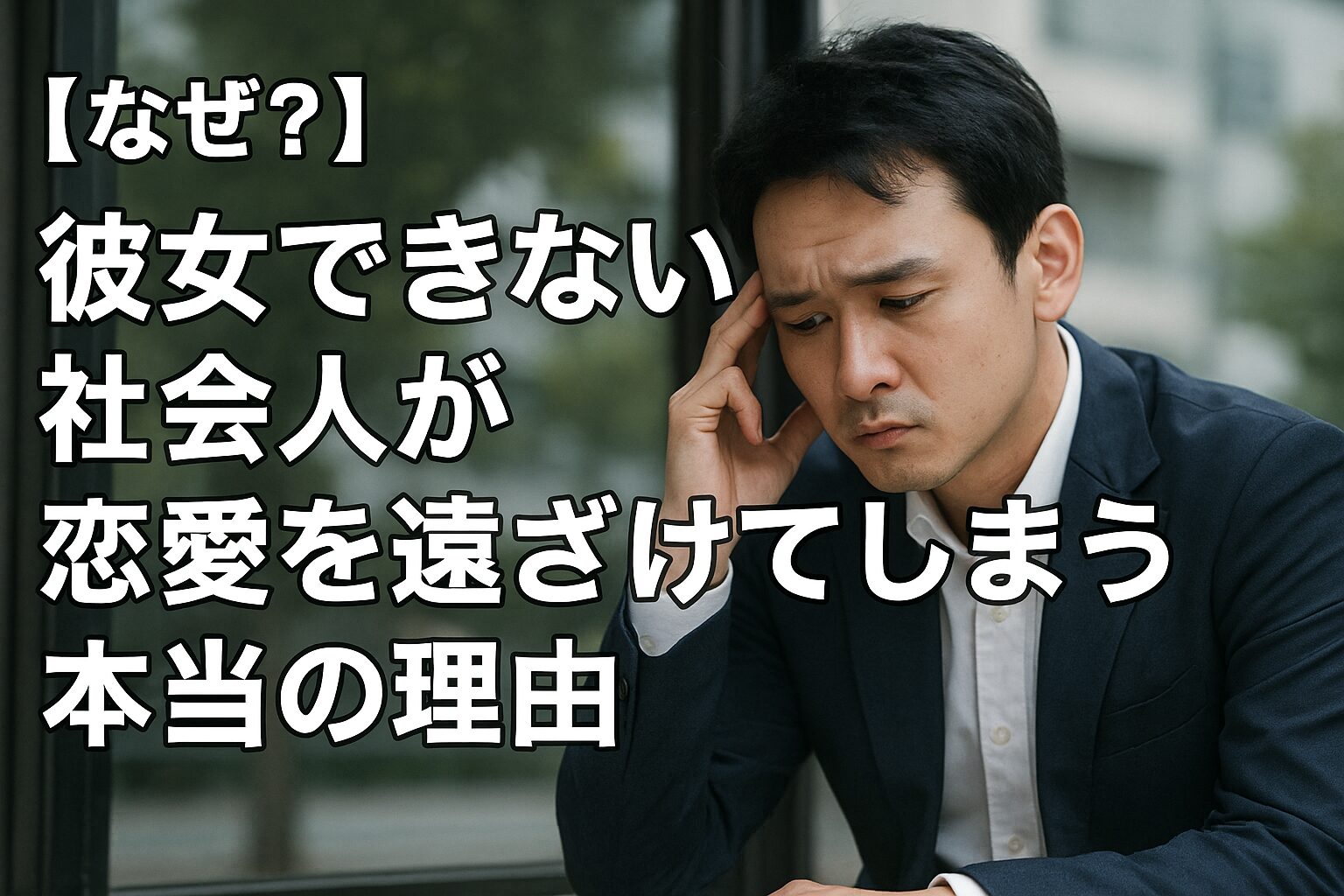 アイキャッチ画像【なぜ？】彼女できない社会人が恋愛を遠ざけてしまう本当の理由