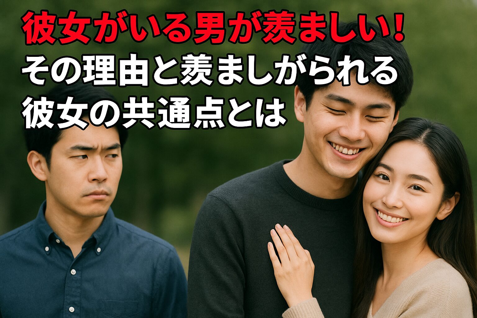 アイキャッチ画像彼女がいる男が羨ましい！その理由と羨ましがられる彼女の共通点とは