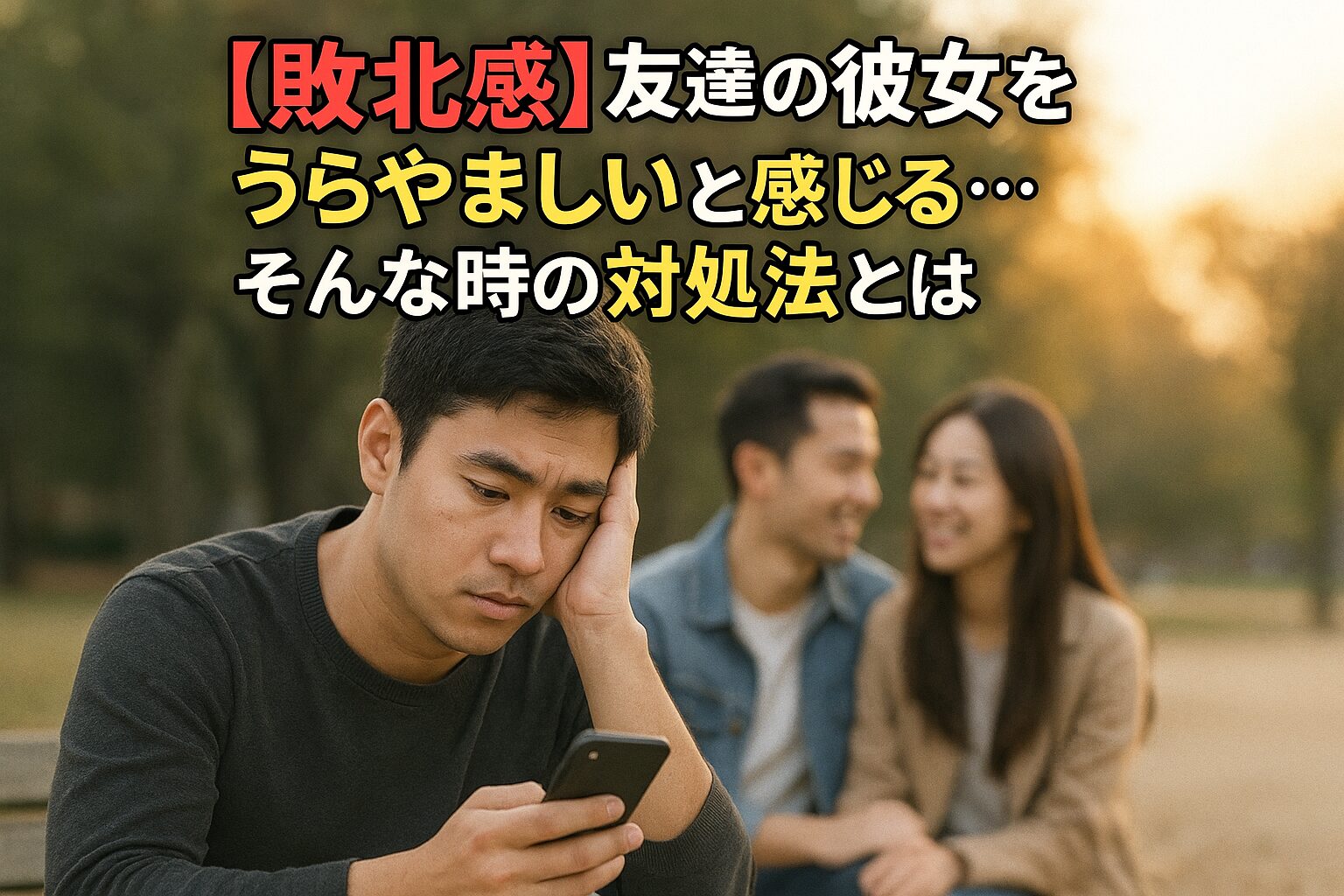 【敗北感】友達の彼女をうらやましいと感じる‥そんな時の対処法とは アイキャッチ画像